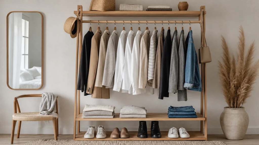 Capsule Wardrobe: Mit weniger Kleidung vielseitige Outfits gestalten