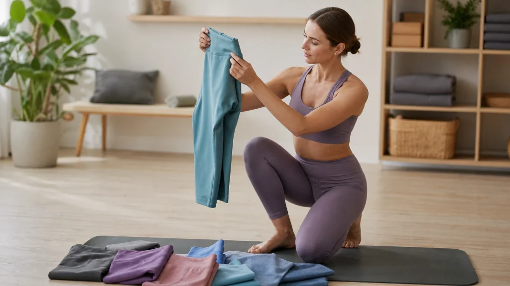 Choisir les bons vêtements de yoga : matières, coupe et confort